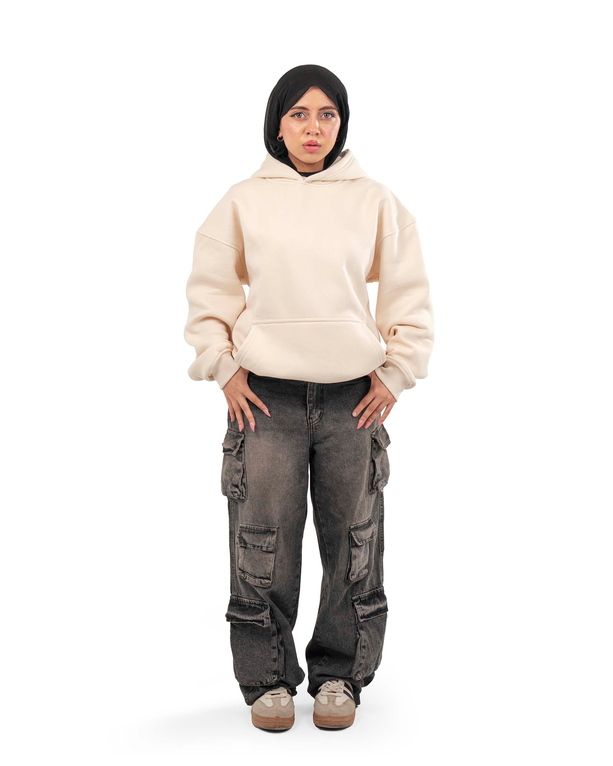 Hoodie | Cream Beige